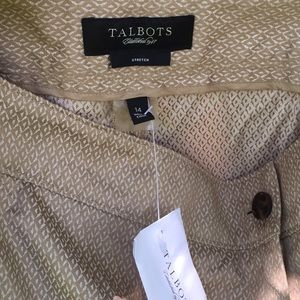 NEW Talbots lightweight gold dress pants